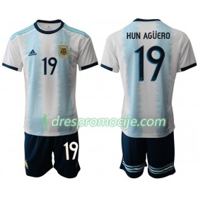 Argentina Dres Sergio Agüero 19 Dječji Domaći Copa América 2019 Kratkih Rukava